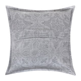 Organic Cotton Euro Sham Pair (Gilliam Grey) - DelaraHome