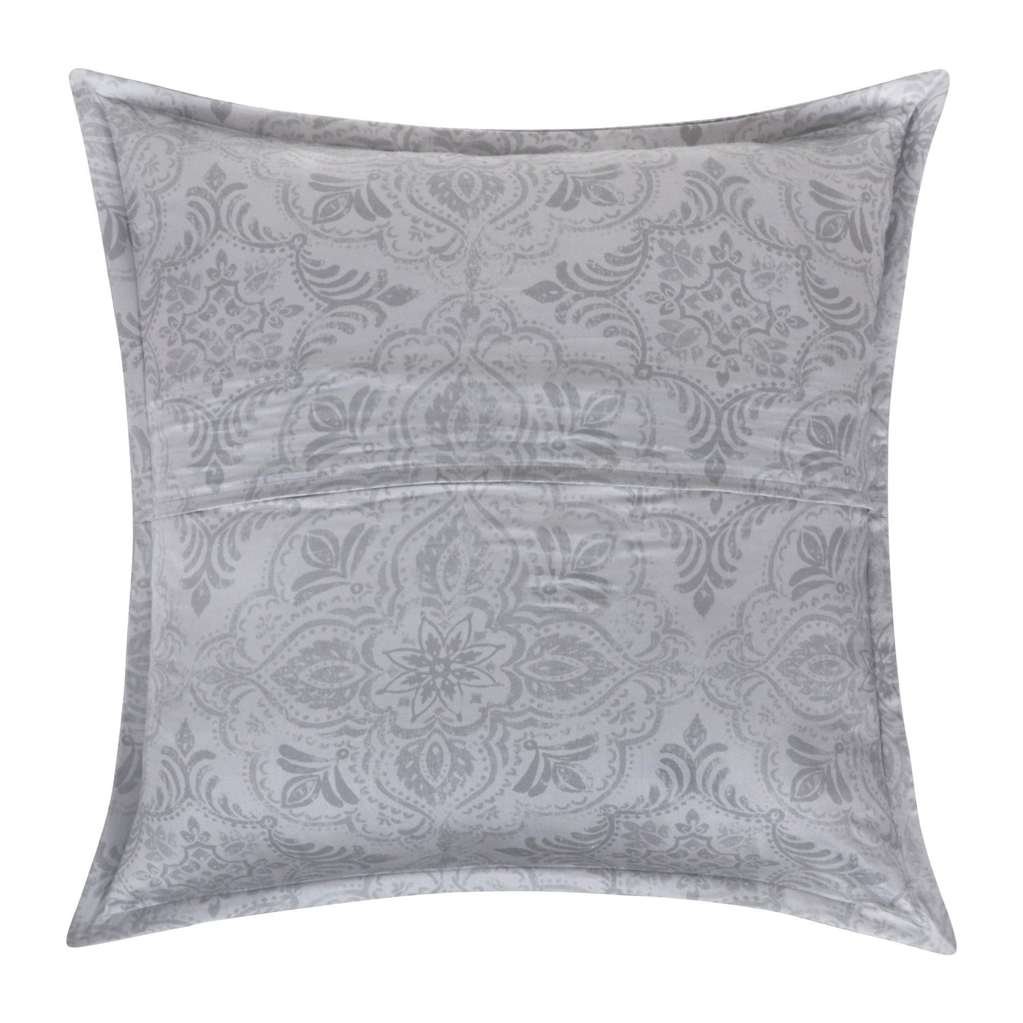 Organic Cotton Euro Sham Pair (Gilliam Grey) - DelaraHome