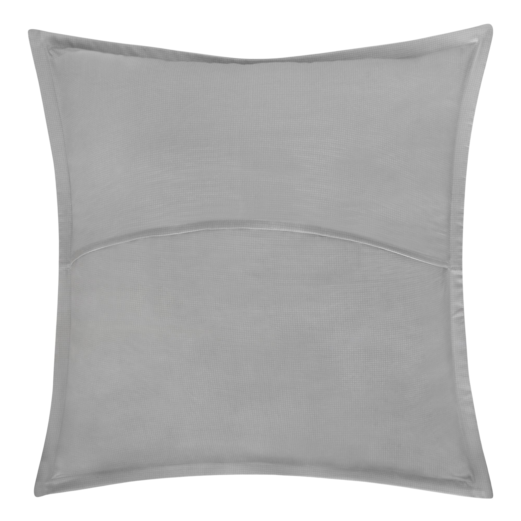 Organic Cotton Euro Sham Pair (Monique Grey) - DelaraHome