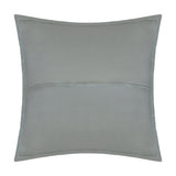 Organic Cotton Euro Sham Pair (Mitzi Grey Green) - DelaraHome