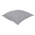 Organic Cotton Euro Sham Pair (Grey) - DelaraHome