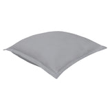 Organic Cotton Euro Sham Pair (Grey) - DelaraHome