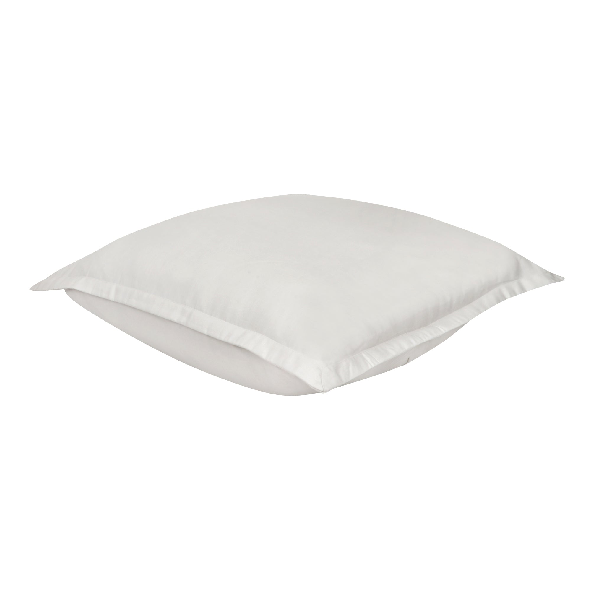 Organic Cotton Euro Sham Pair (Tessa Ivory) - DelaraHome