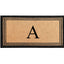 DeHond Classic Border Monogrammed Doormat 24"X39"