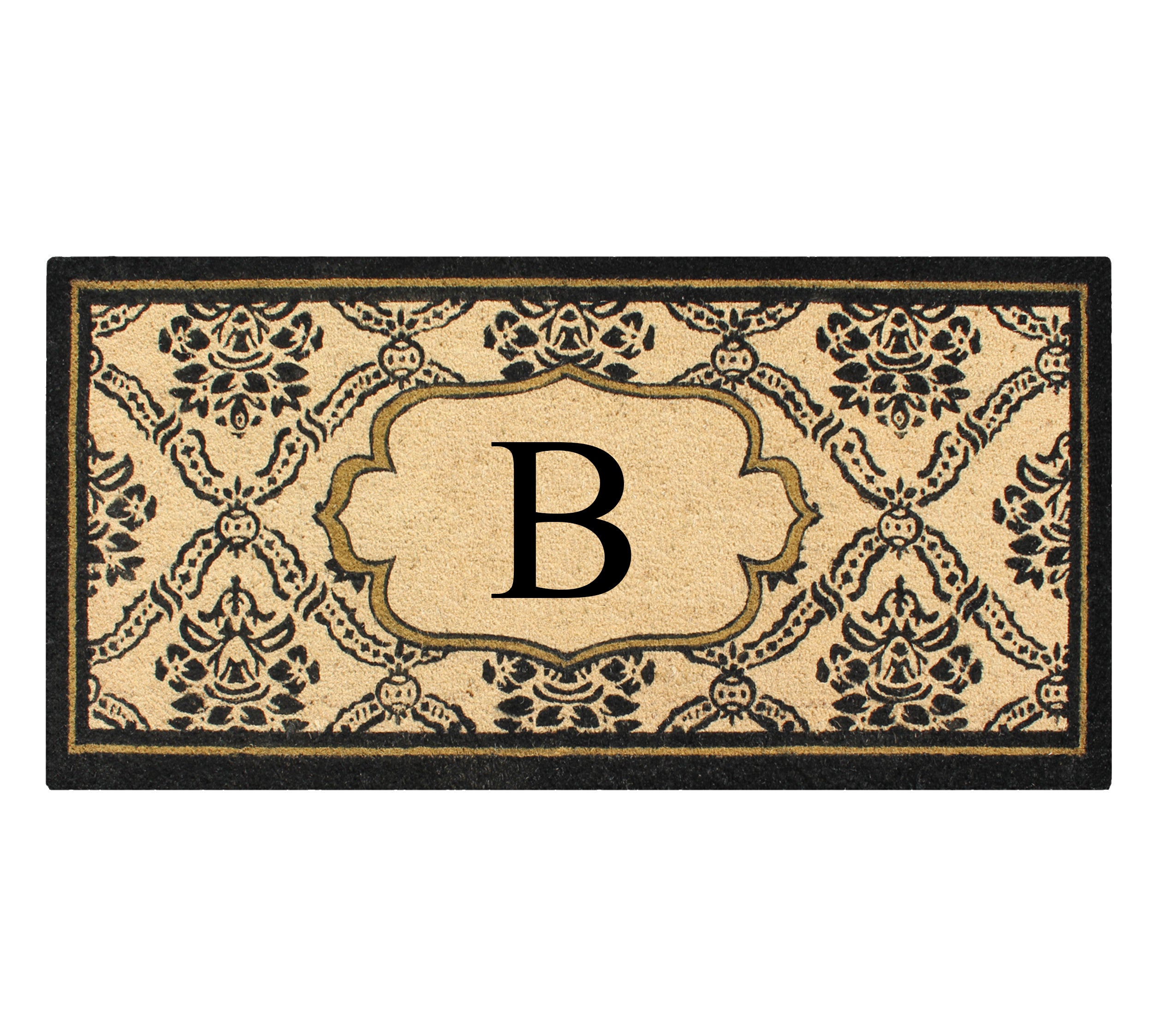 Uriel Large Monogram Doormat 30"X60"