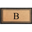 DeHond Classic Border Monogrammed Doormat 24"X39"