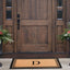 DeHond Classic Border Monogrammed Doormat 24"X39"