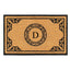 Artisans Geneva Monogrammed  Doormat 24"X36"