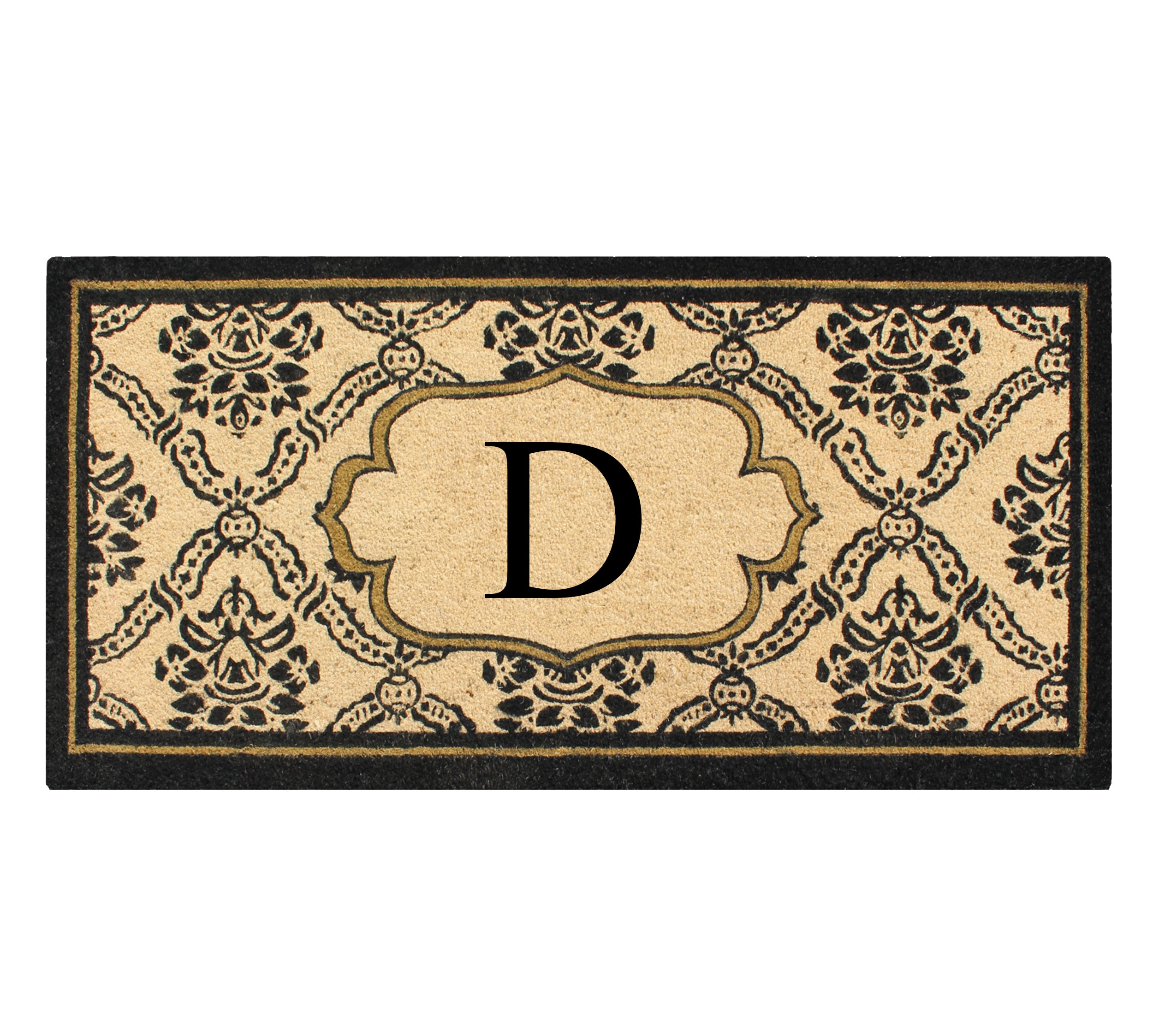 Uriel Large Monogram Doormat 30"X60"