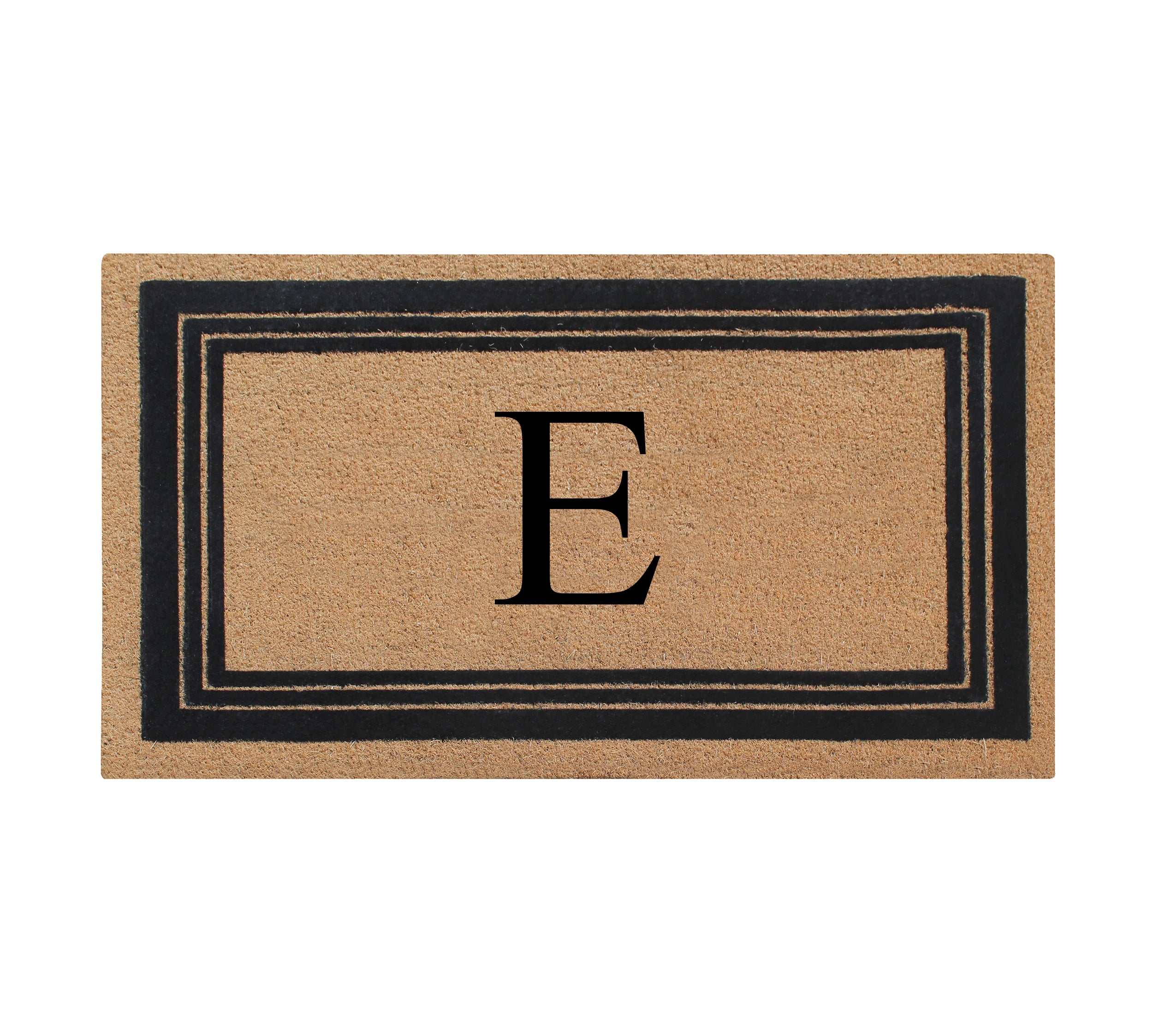 DeHond Classic Border Flocked Monogrammed Doormat 18"X30"