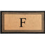 DeHond Classic Border Monogrammed Doormat 24"X39"