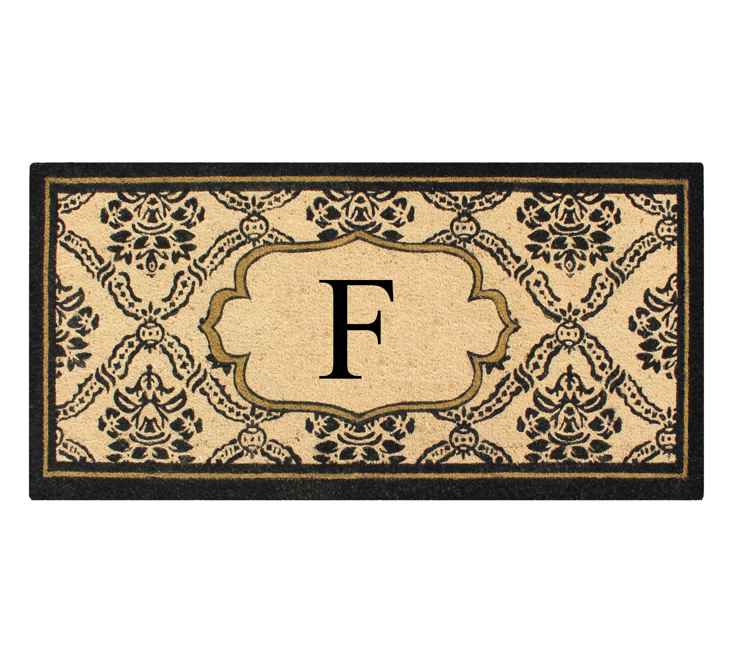 Uriel Large Monogram Doormat 30"X60"