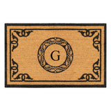 Artisans Geneva Monogrammed  Doormat 24"X39"