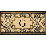 Uriel Large Monogram Doormat 30"X60"
