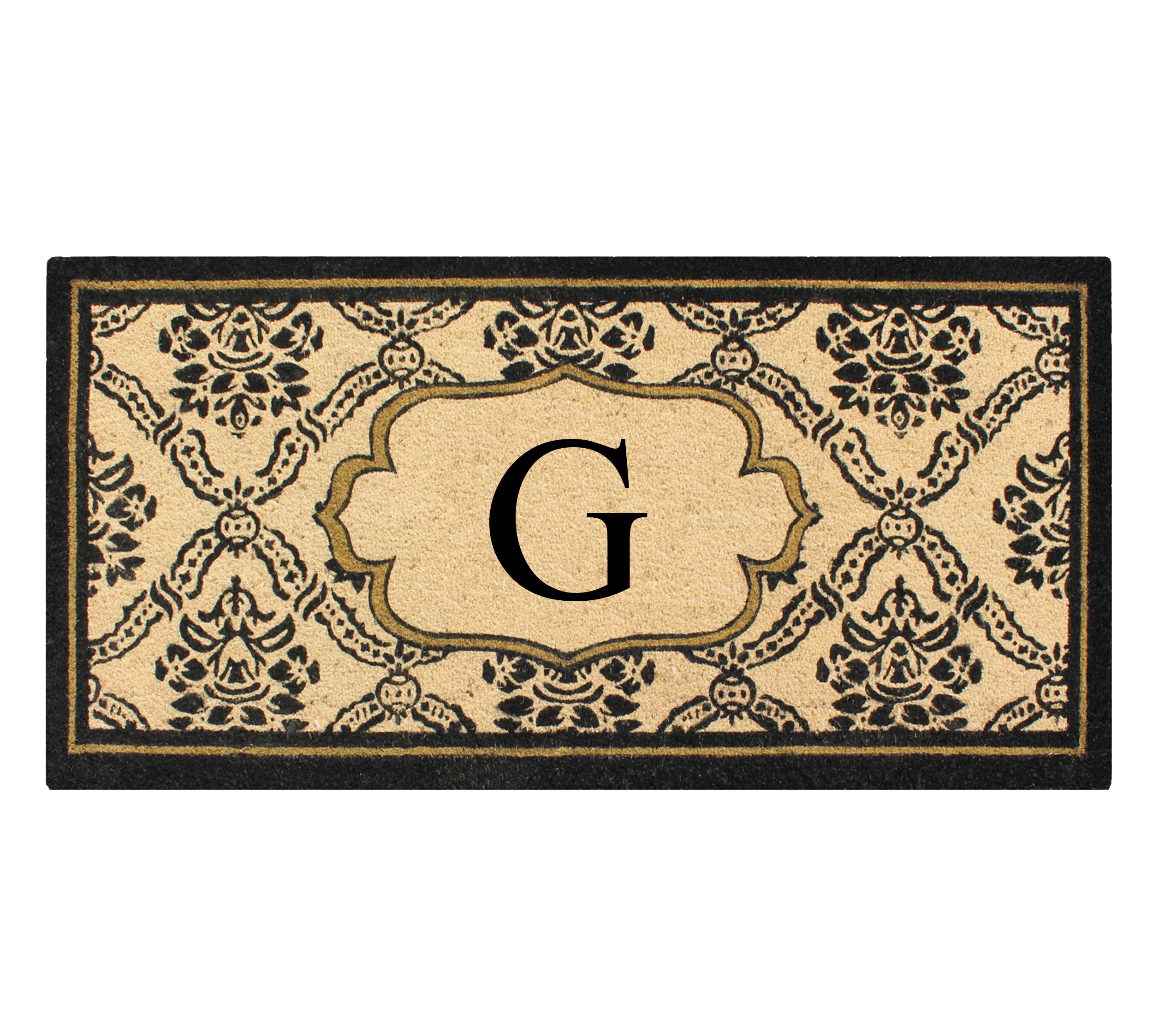 Uriel Large Monogram Doormat 30"X60"