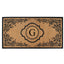 Adelise  X-Large Flocked Monogrammed Doormat 36"X72"