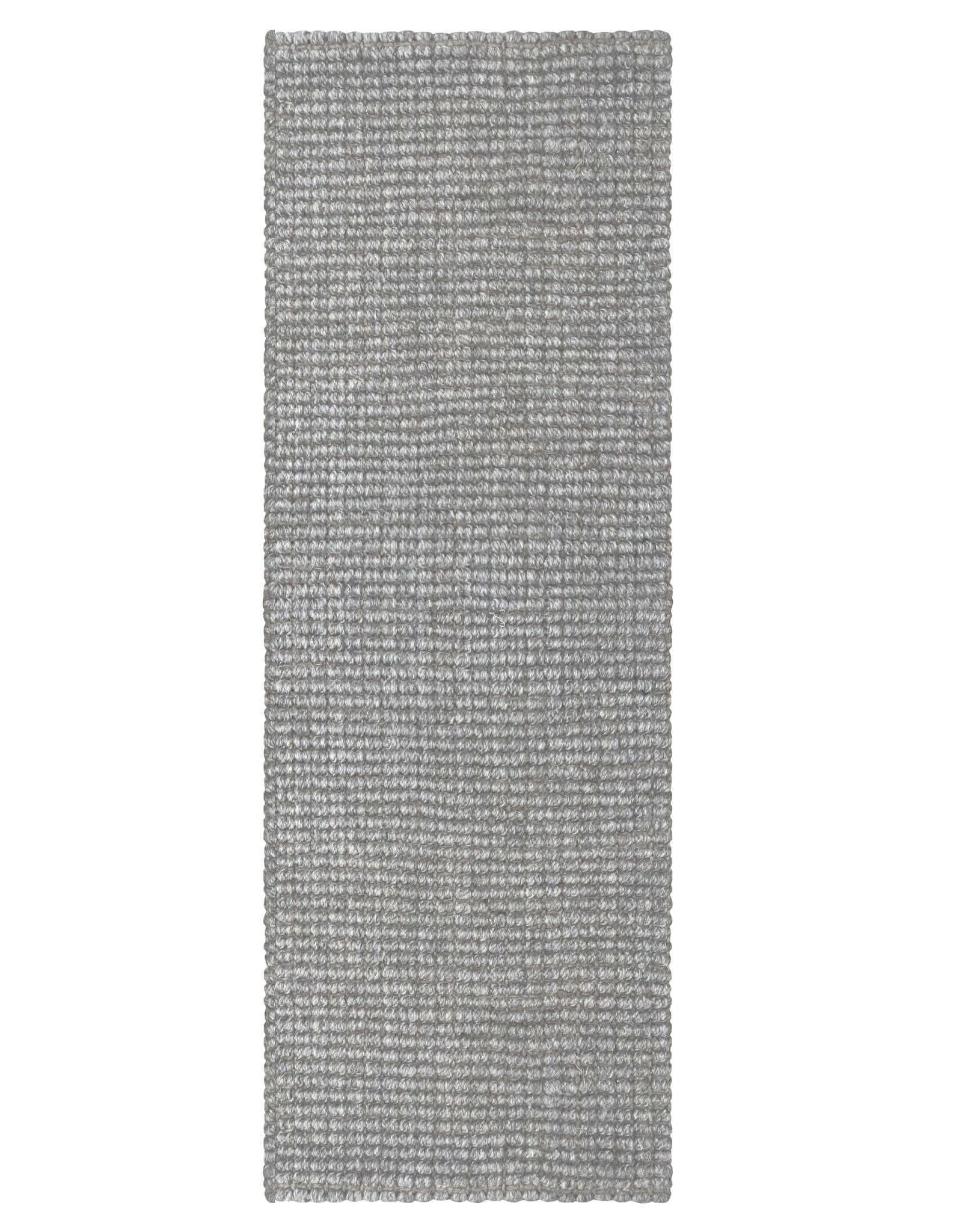 Premium Boucle Jute & Wool Rug (Grey) - DelaraHome