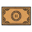 Artisans Geneva Monogrammed  Doormat 24"X36"