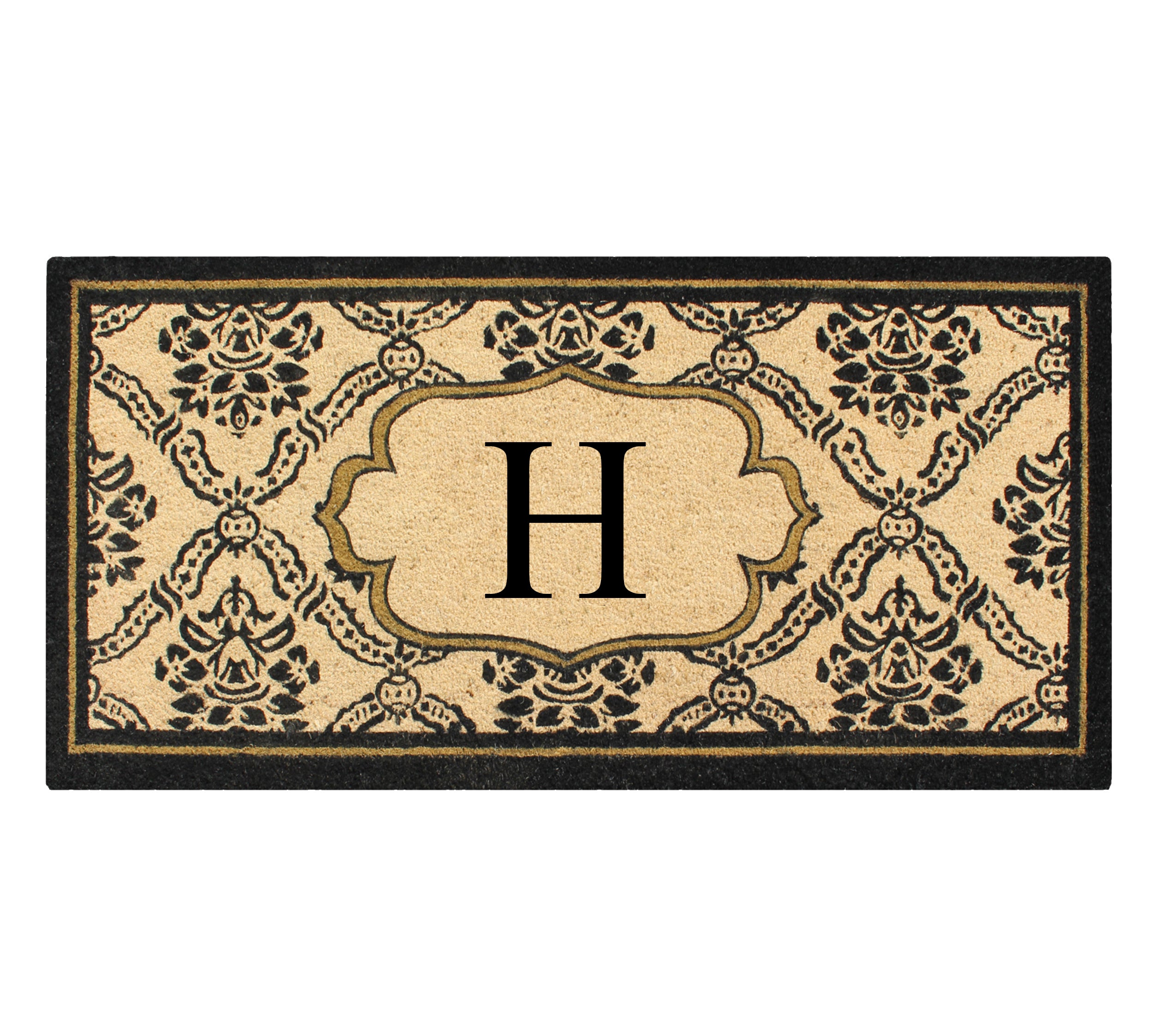 Uriel Large Monogram Doormat 30"X60"