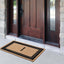 DeHond Classic Border Flocked Monogrammed Doormat 24"X39"