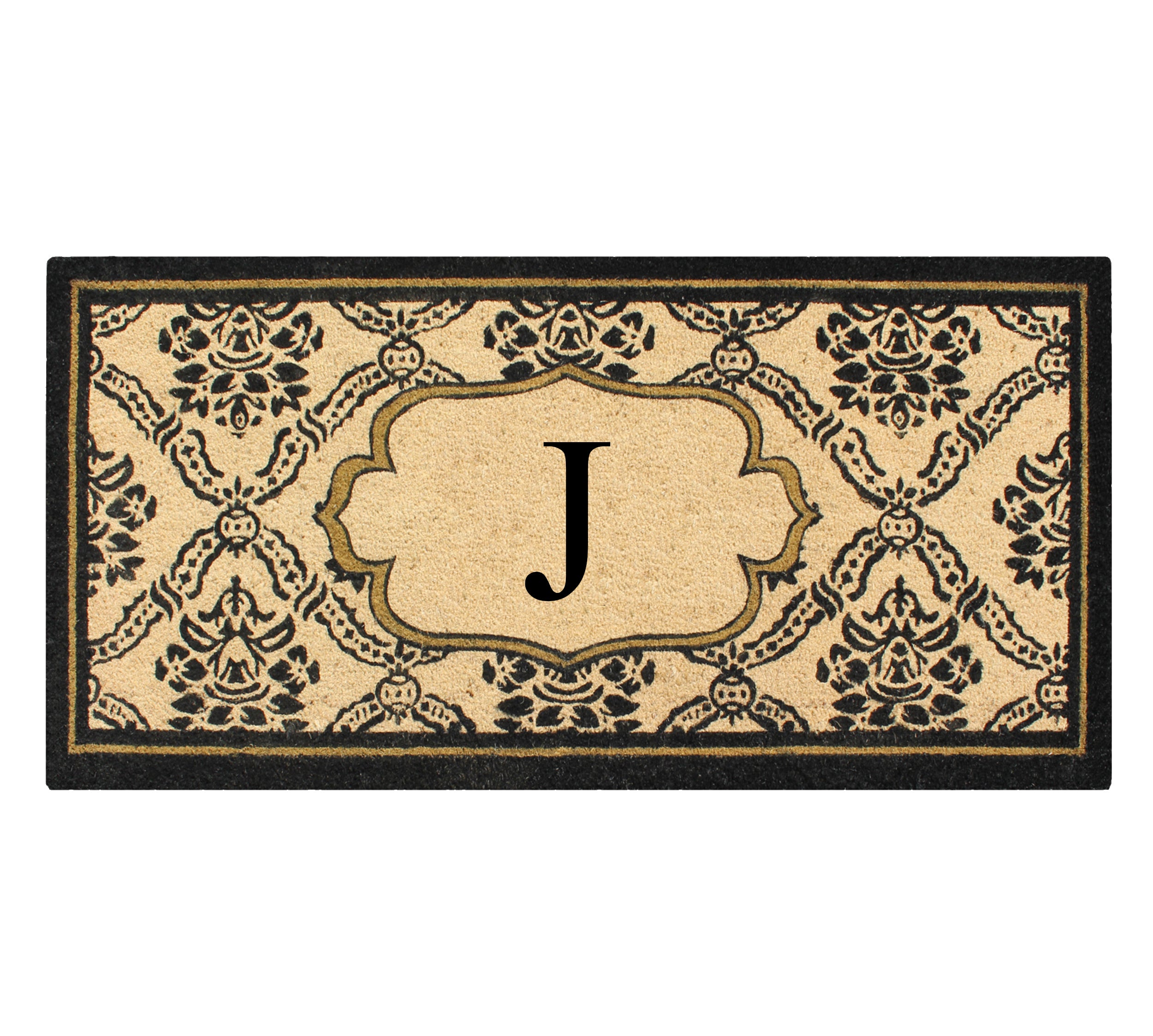 Uriel Large Monogram Doormat 30"X60"