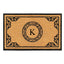 Artisans Geneva Monogrammed  Doormat 24"X36"