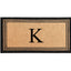 DeHond Classic Border Monogrammed Doormat 24"X39"