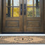 Adelise  X-Large Flocked Monogrammed Doormat 36"X72"