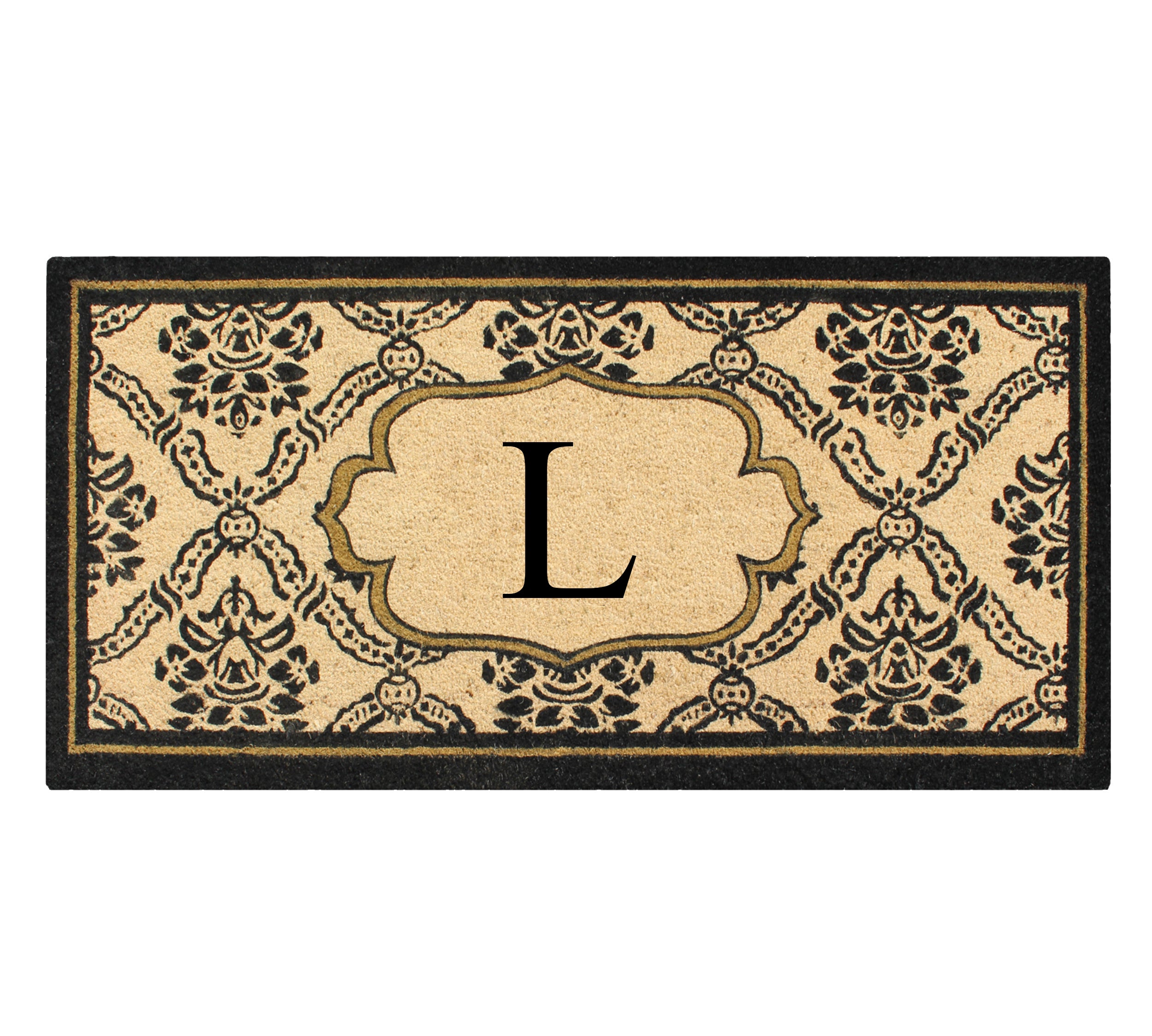 Uriel Large Monogram Doormat 30"X60"