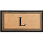 DeHond Classic Border Monogrammed Doormat 24"X39"