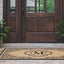 Adelise  X-Large Flocked Monogrammed Doormat 36"X72"