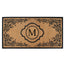 Adelise  X-Large Flocked Monogrammed Doormat 36"X72"