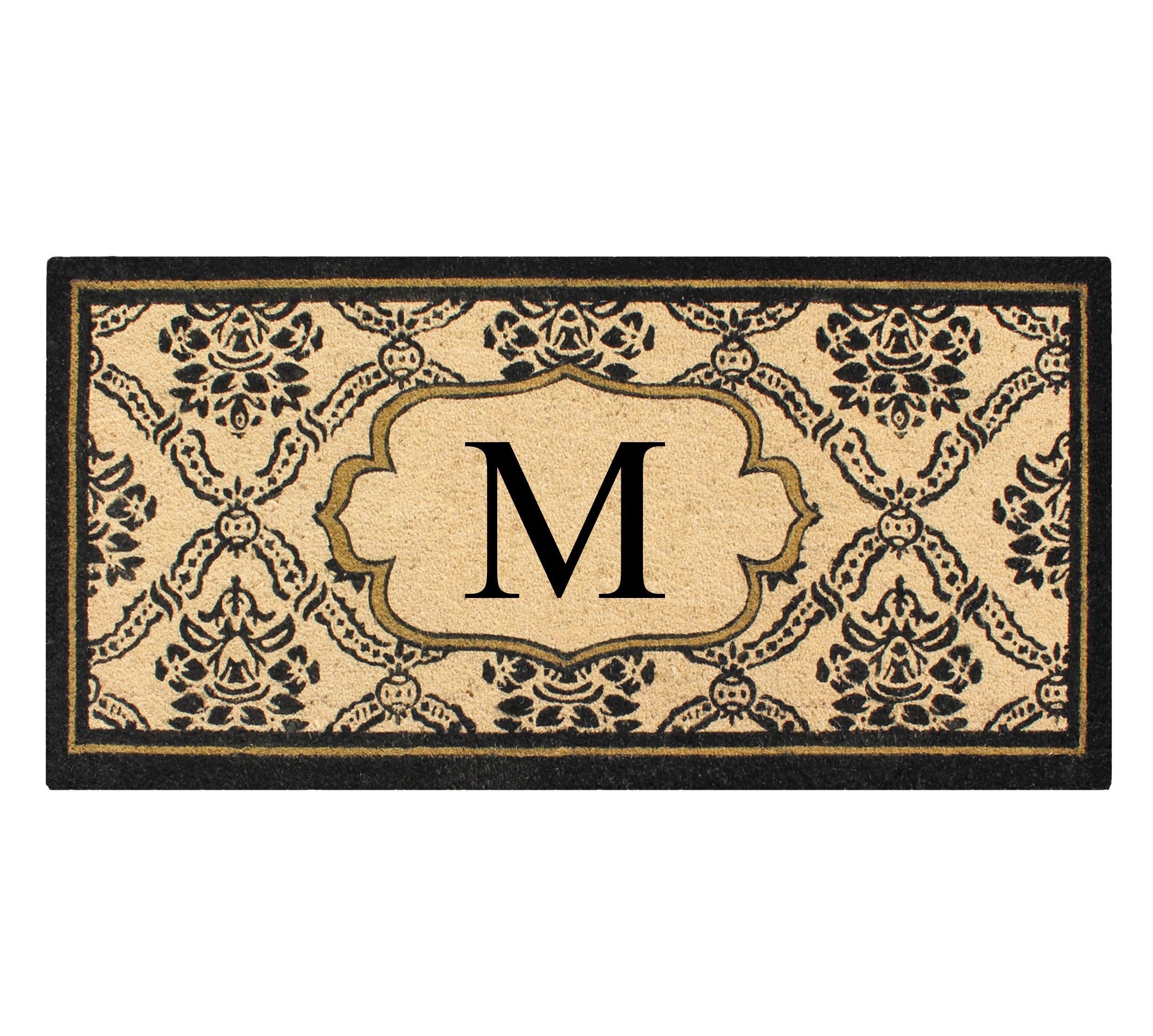 Uriel Large Monogram Doormat 30"X60"