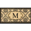 Uriel Large Monogrammed  Doormat 30"X60"