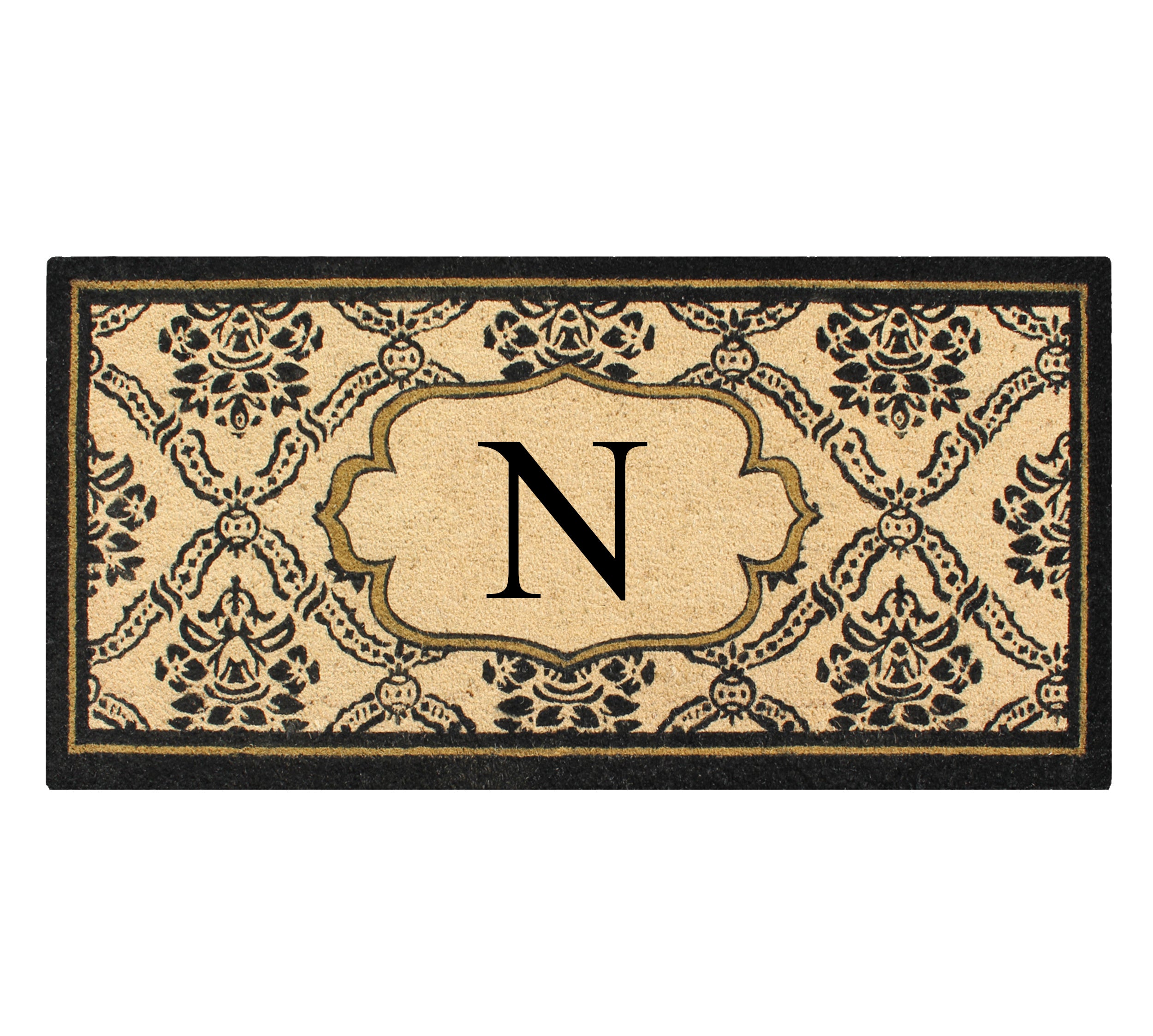 Uriel Large Monogram Doormat 30"X60"
