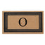 DeHond Classic Border Flocked Monogrammed Doormat 24"X39"