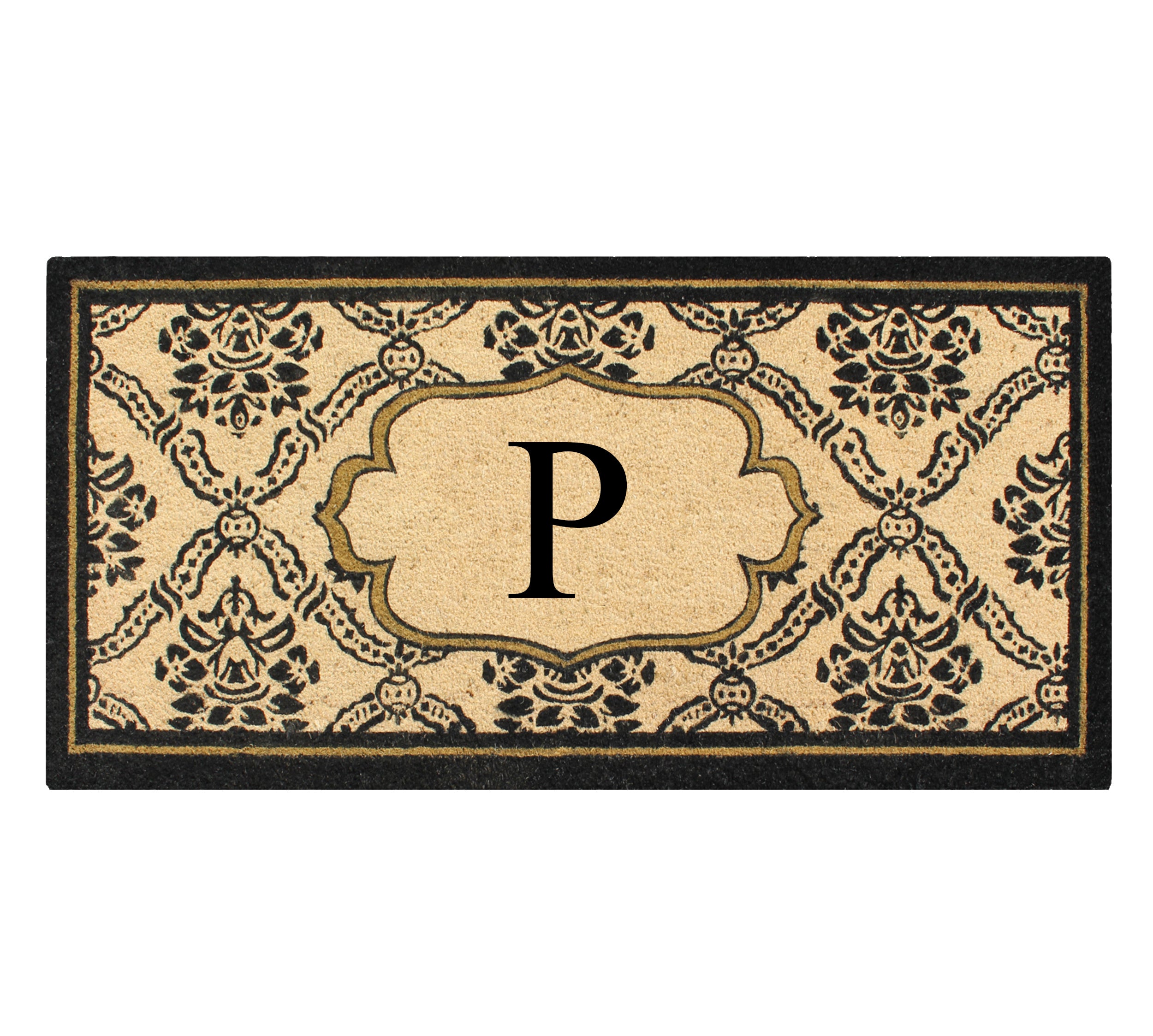 Uriel Large Monogram Doormat 30"X60"