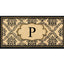 Uriel Large Monogrammed  Doormat 30"X60"