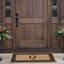 DeHond Classic Border Flocked Monogrammed Doormat 24"X39"