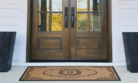 Abrilina X-Large Monogrammed Doormat 36"X72"
