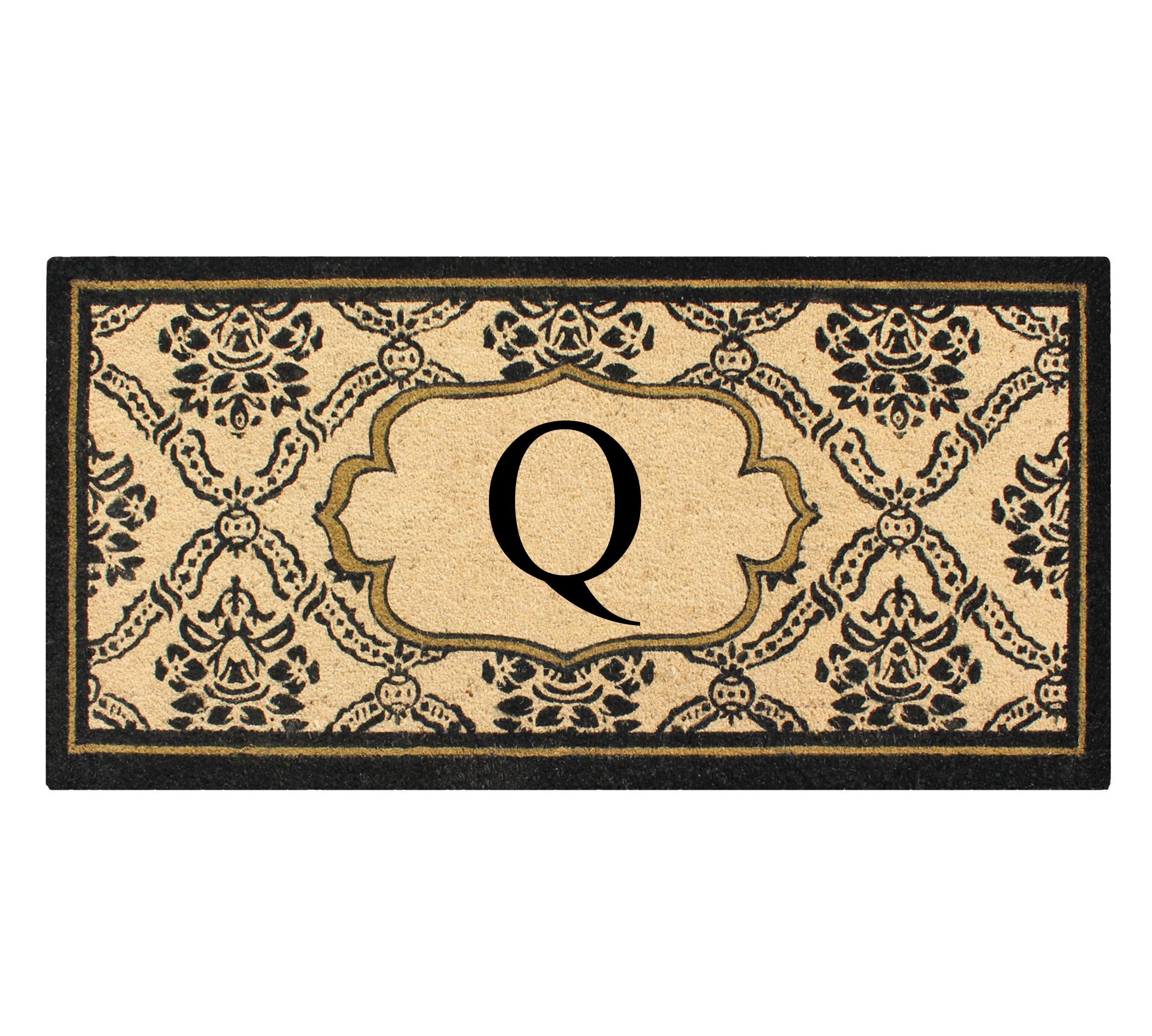 Uriel Large Monogram Doormat 30"X60"