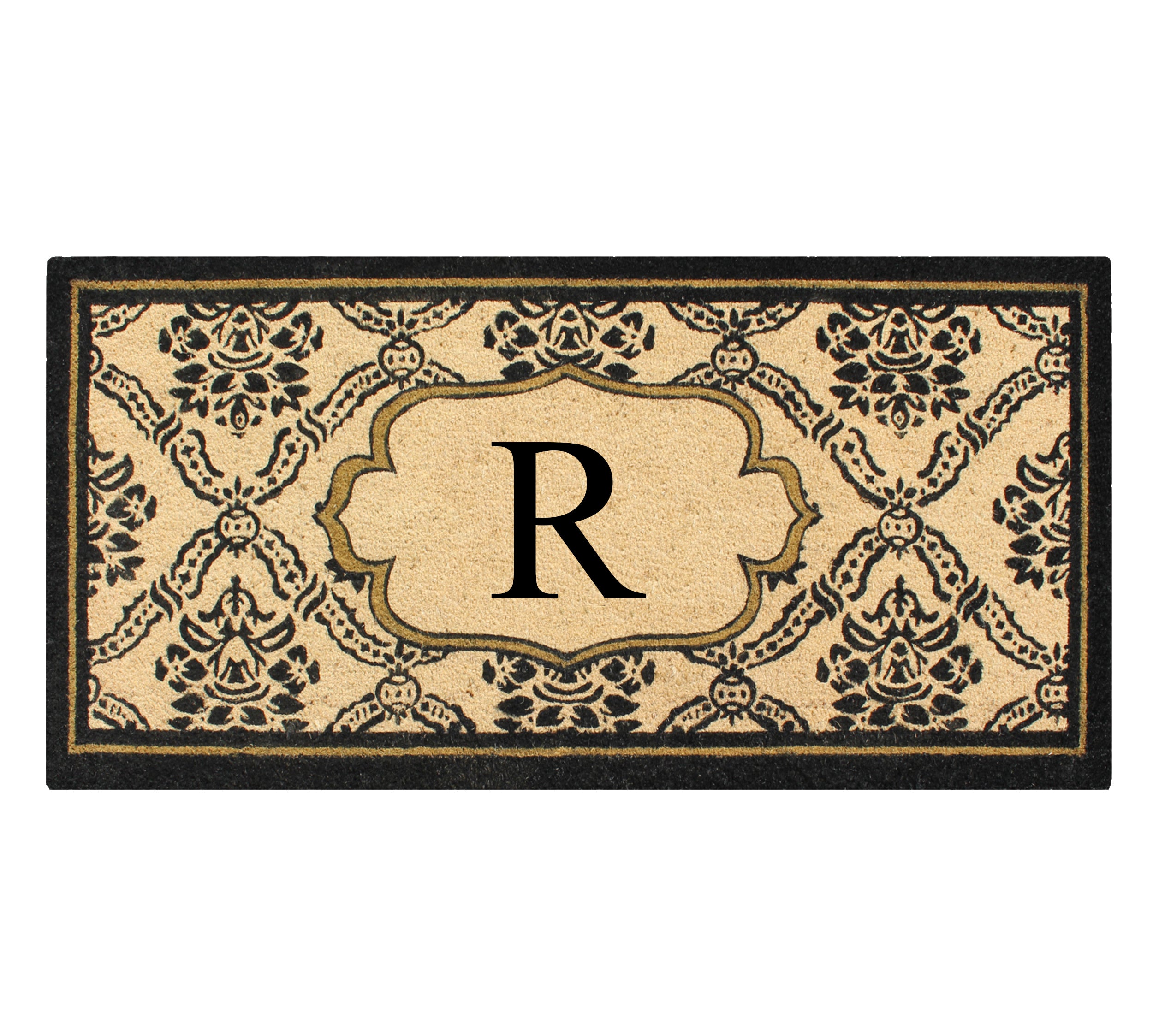 Uriel Large Monogram Doormat 30"X60"