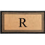 DeHond Classic Border Monogrammed Doormat 24"X39"