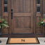 DeHond Classic Border Monogrammed Doormat 24"X39"