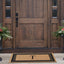 DeHond Classic Border Flocked Monogrammed Doormat 24"X39"