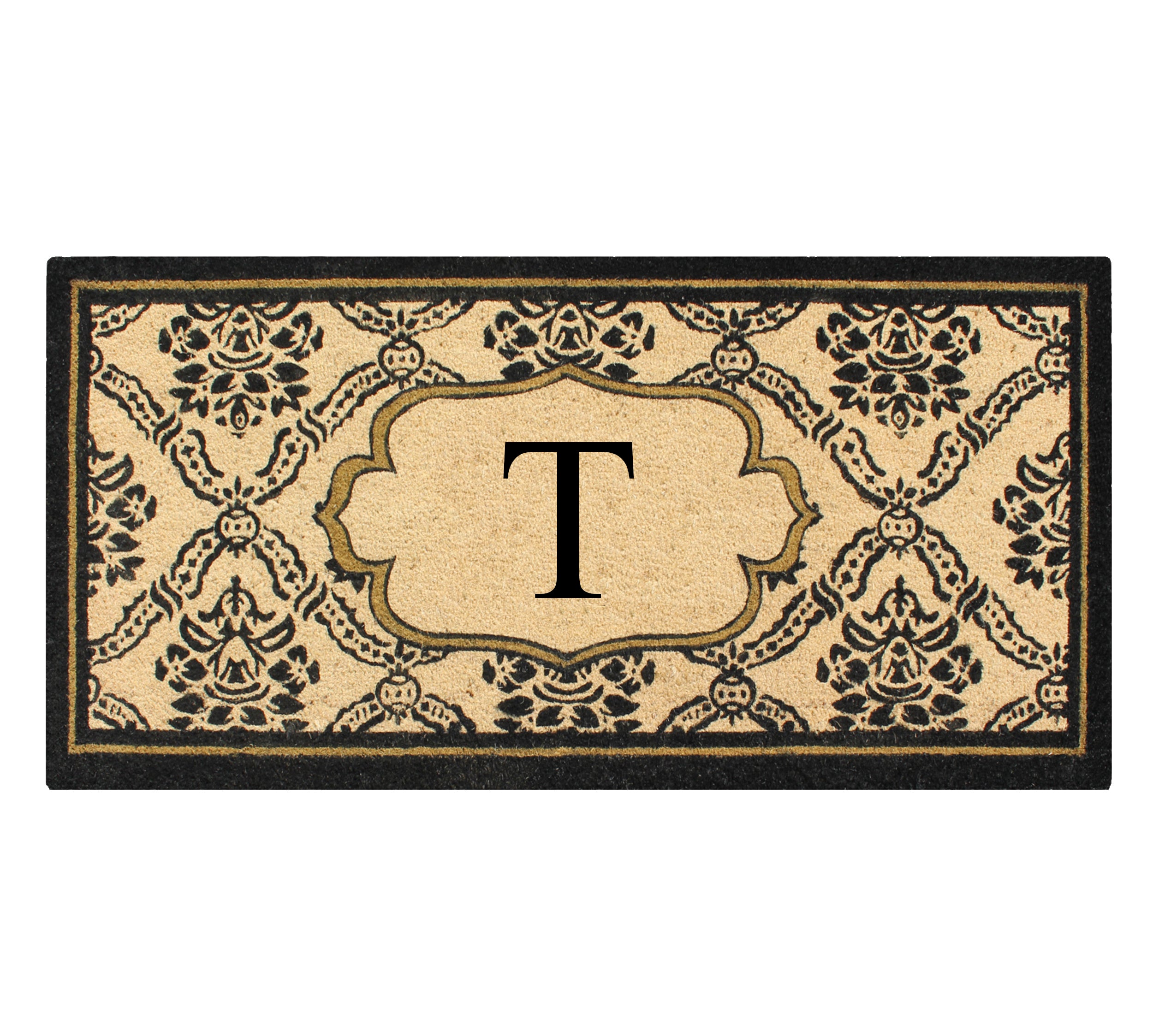 Uriel Large Monogram Doormat 30"X60"