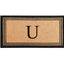 DeHond Classic Border Monogrammed Doormat 24"X39"