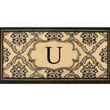 Uriel Large Monogram Doormat 30"X60"
