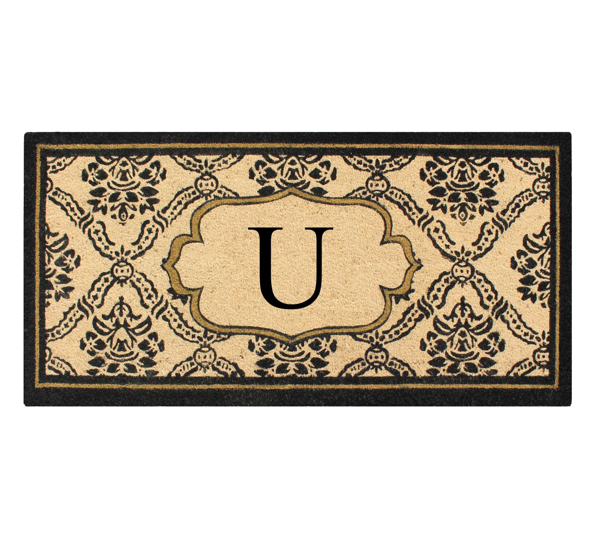 Uriel Large Monogram Doormat 30"X60"