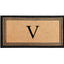 DeHond Classic Border Monogrammed Doormat 24"X39"